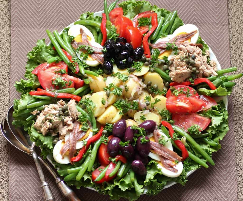 French Salad Recipes Julia Child
 Julia Child s Salade Nicoise for JC100