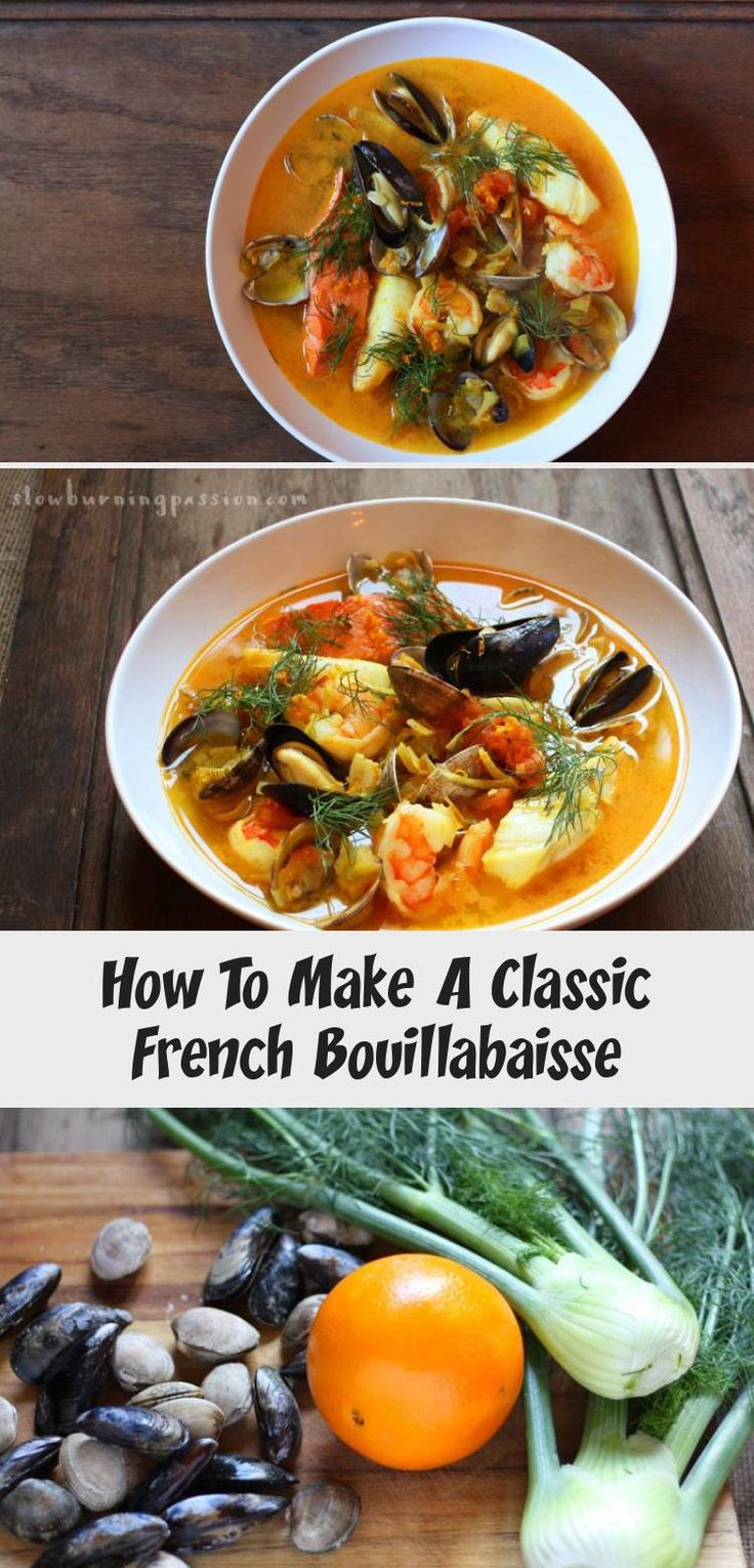 French Seafood Recipes
 Classic French Bouillabaisse Recipe
