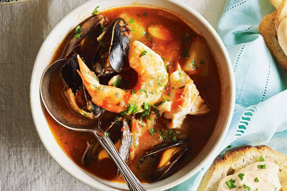 French Seafood Recipes
 French style fish stew Recipes delicious