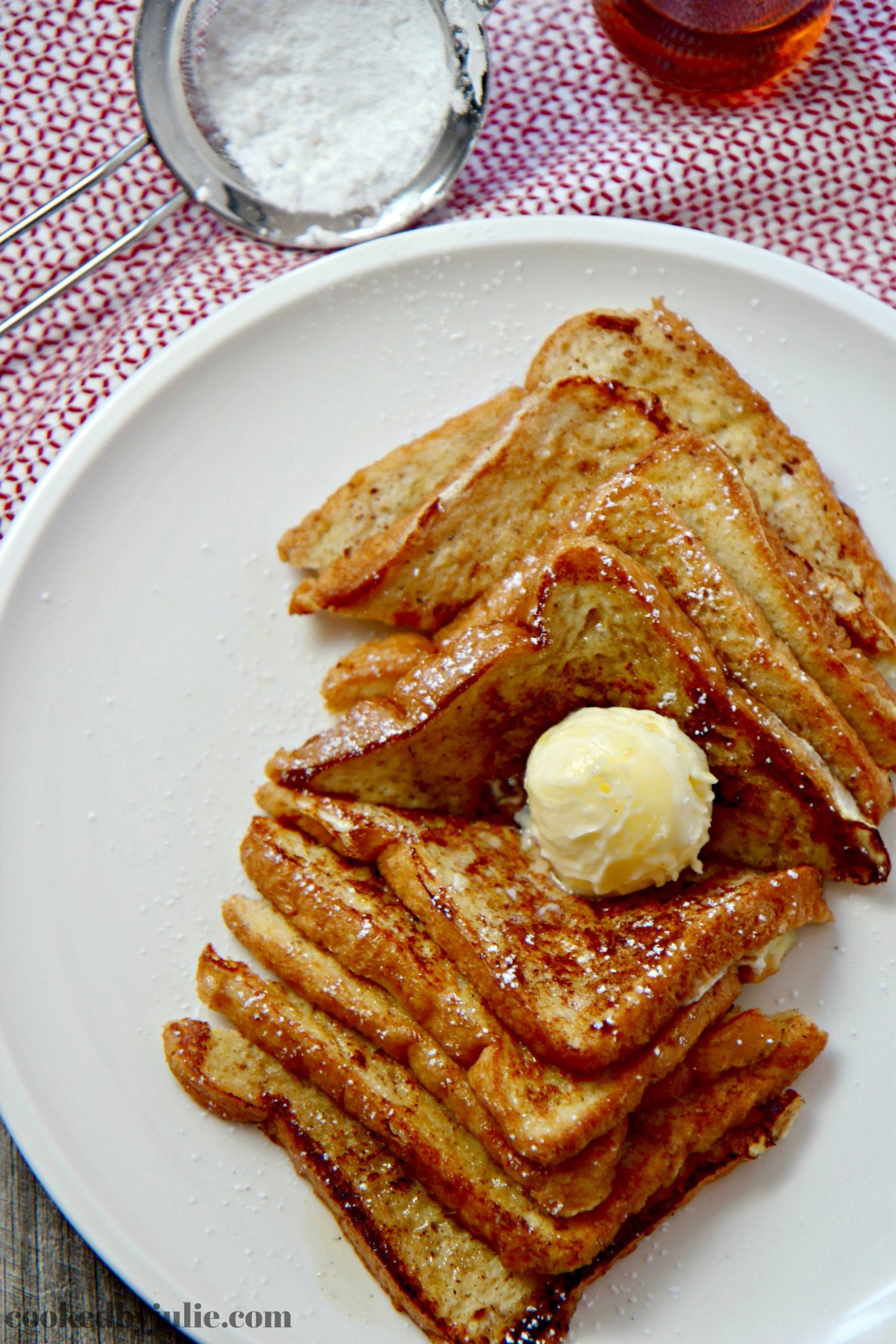 French Toast For Two
 Easy French Toast Recipe Video Cooked by Julie