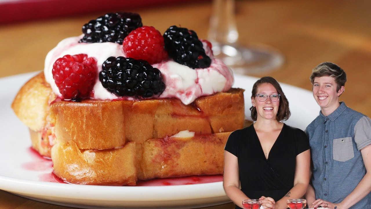 French Toast For Two
 Berry Stuffed French Toast for Two
