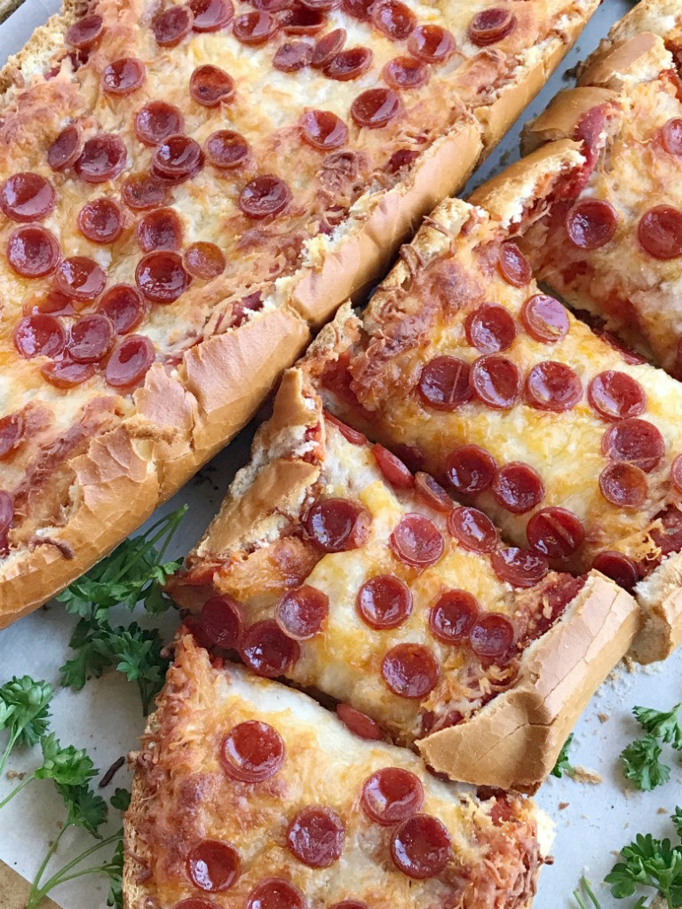 French Toast Pizza
 French Bread Pizza To her as Family