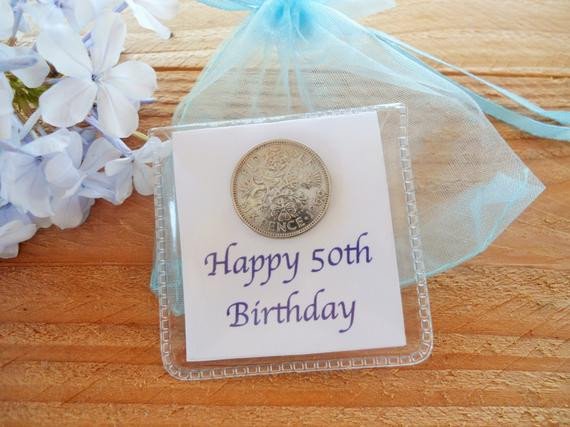 Friend 50Th Birthday Gift Ideas
 50th birthday t ideas lucky sixpence t friends 50th