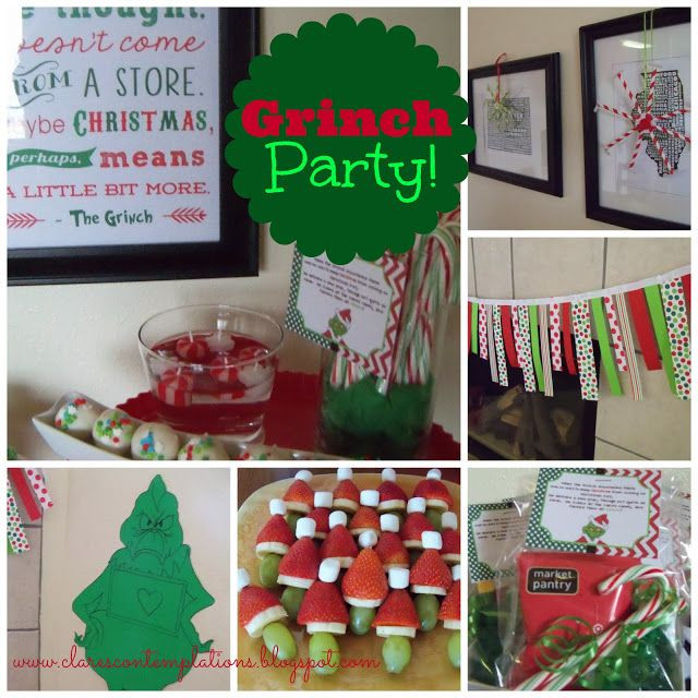 Friends Christmas Party Ideas
 Great Grinch Party