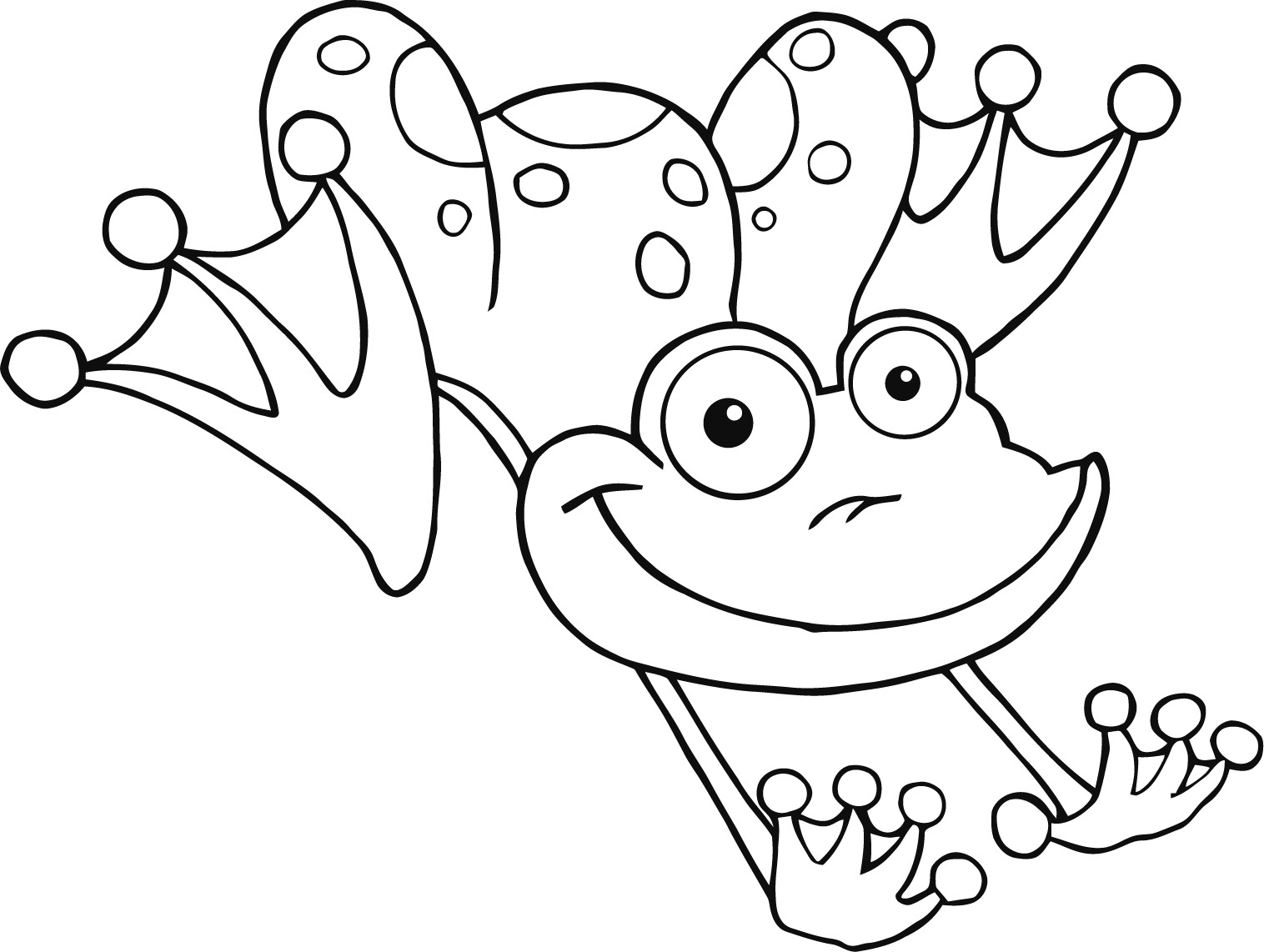 Frog Coloring Pages For Kids
 Free Printable Frog Coloring Pages For Kids