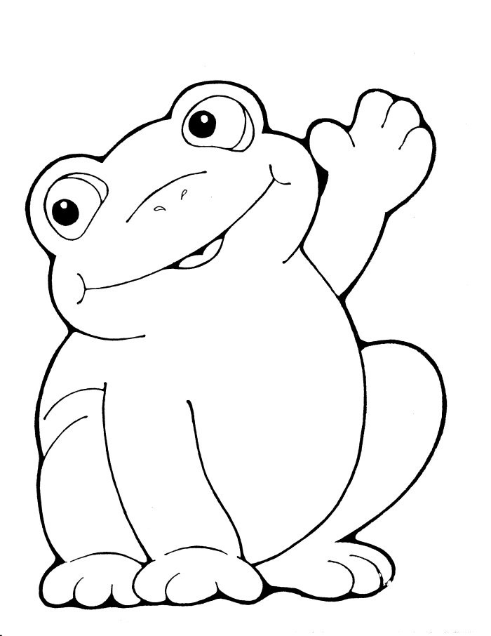 Frog Coloring Pages For Kids
 Coloring Pages for Kids Frog Coloring Pages