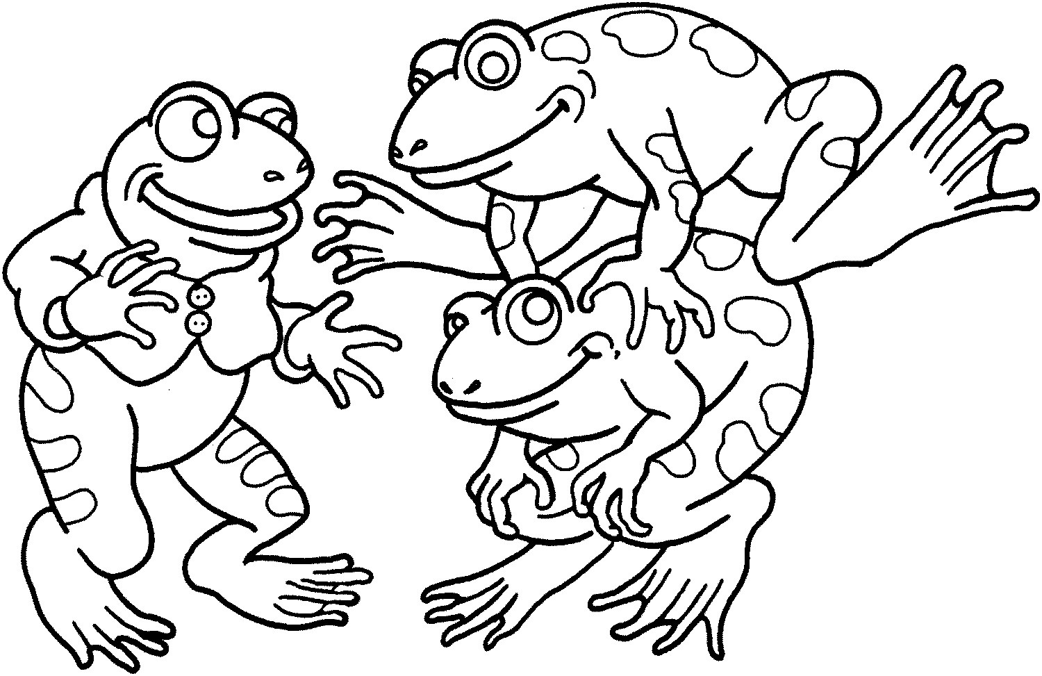 Frog Coloring Pages For Kids
 Frog Drawing For Kids at GetDrawings