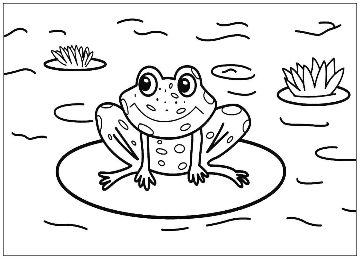 Frog Coloring Pages For Kids
 Frogs for kids Frogs Kids Coloring Pages