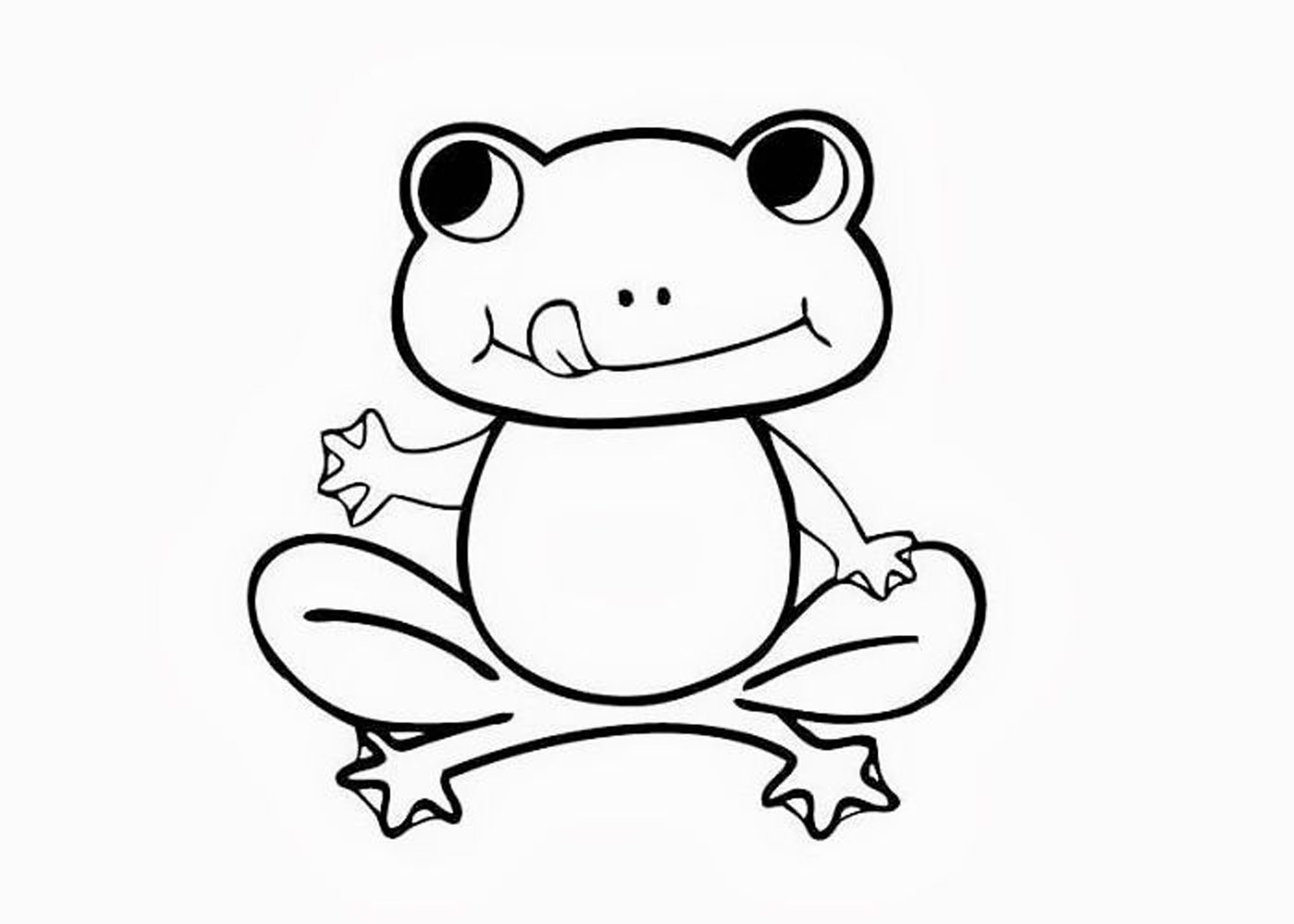 Frog Coloring Pages For Kids
 Print & Download Frog Coloring Pages Theme for Kids