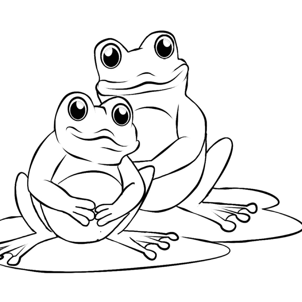 Frog Coloring Pages For Kids
 Frogs coloring pages to and print for free