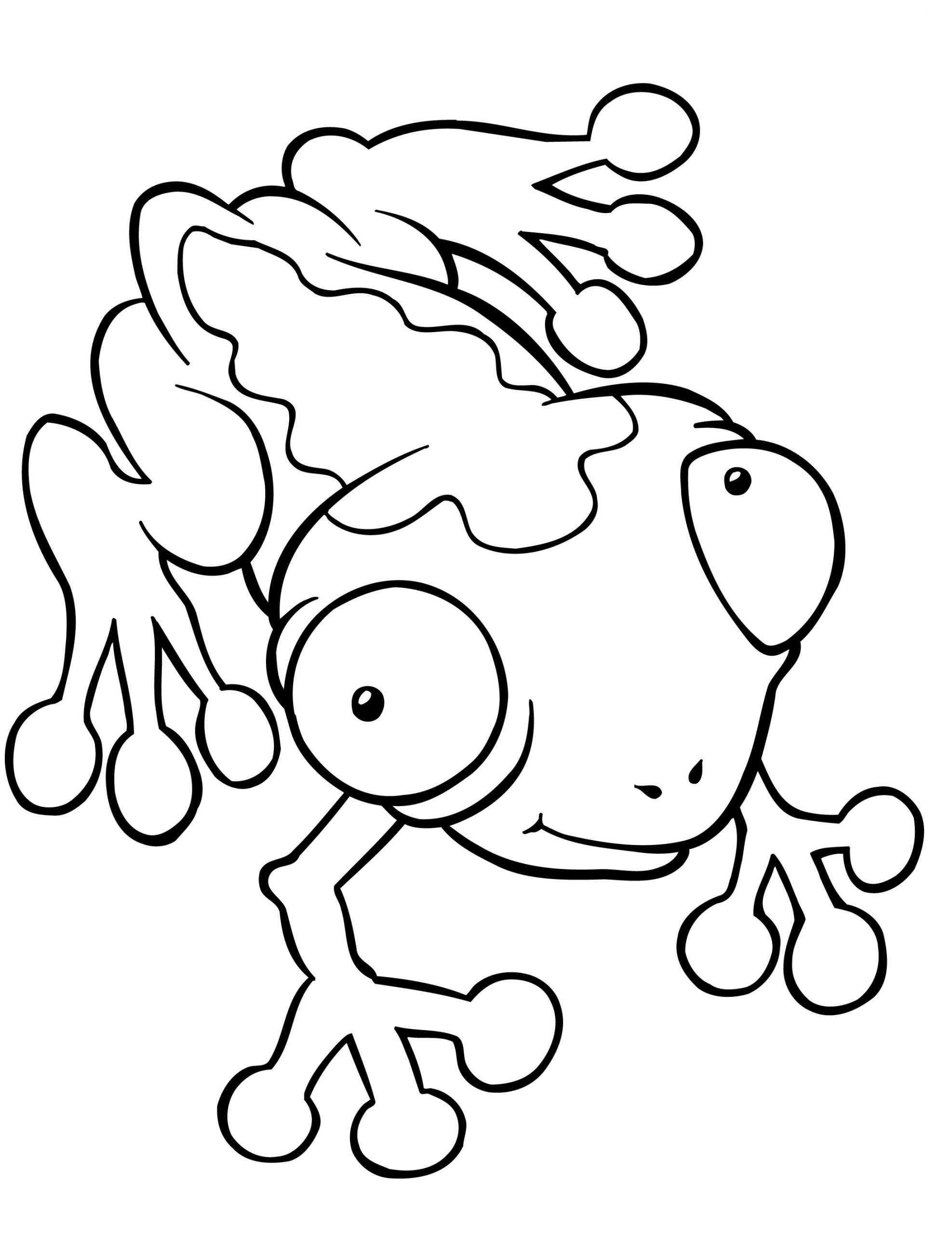 Frog Coloring Pages For Kids
 Frog Coloring Pages Kidsuki