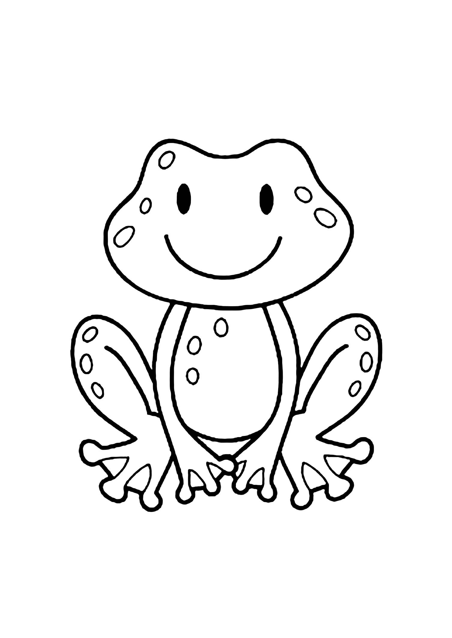 Frog Coloring Pages For Kids
 Frogs to color for children Frogs Kids Coloring Pages