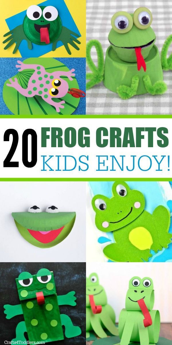 Frog Projects For Preschoolers
 Hop on over and check out this huge list of frog crafts