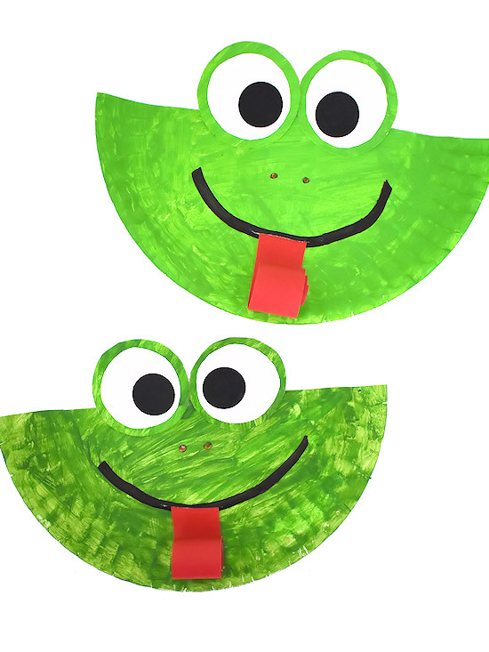 Frog Projects For Preschoolers
 Paper Plate Frog Craft