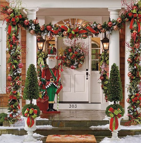 Front Porch Christmas Ideas
 56 Amazing front porch Christmas decorating ideas