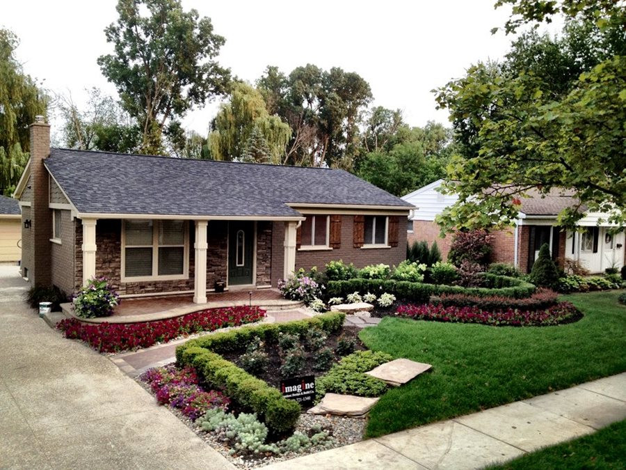 Front Yard Landscape Picture
 Front Yard Before & Afters Landscaping Network