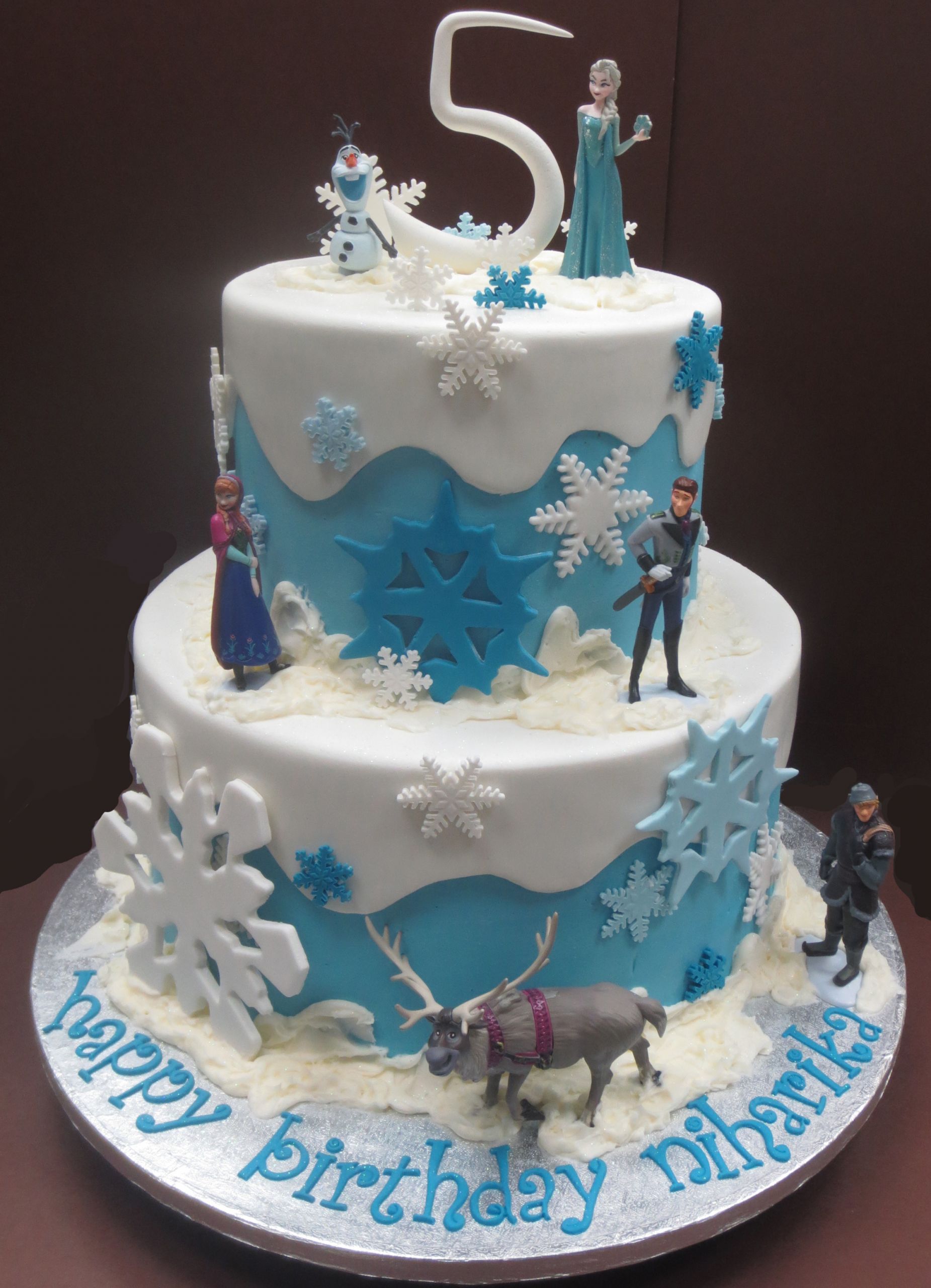 Frozen Birthday Cake Ideas
 Frozen Cake With Simple Decor