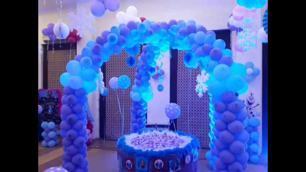 Frozen Birthday Decor
 Frozen Theme Birthday Party