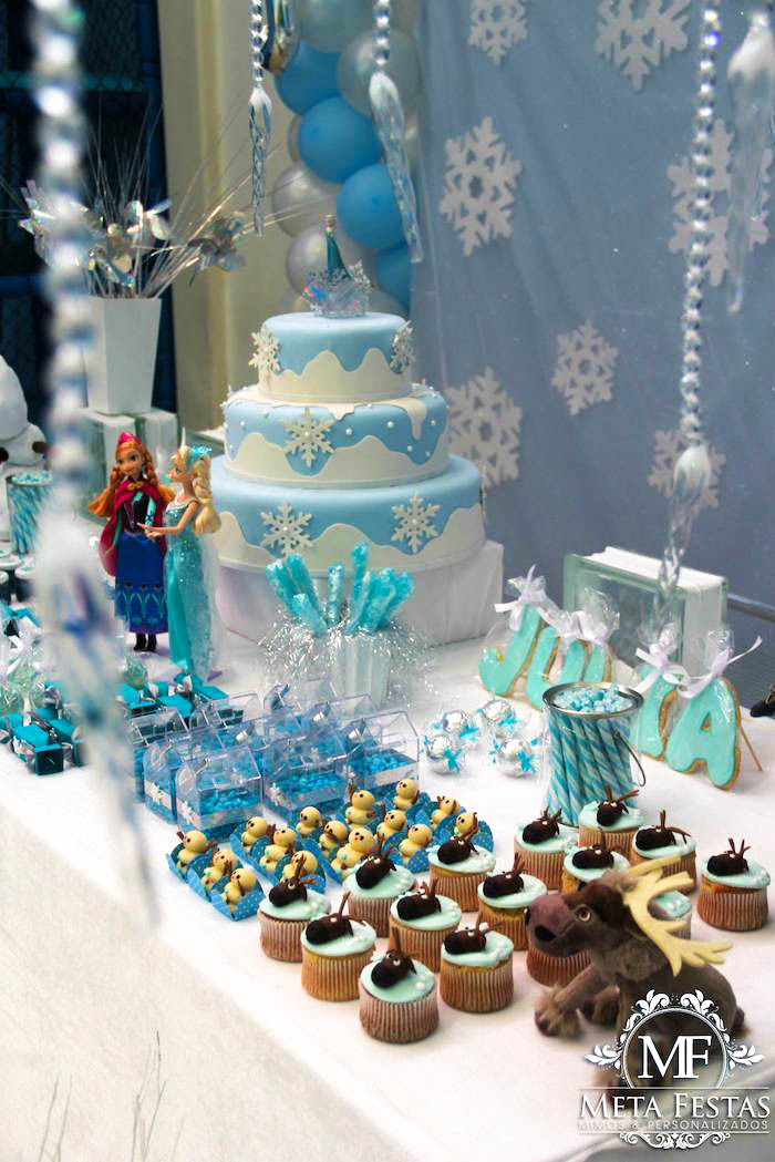 Frozen Birthday Decoration
 Kara s Party Ideas Frozen Themed Birthday Party Ideas