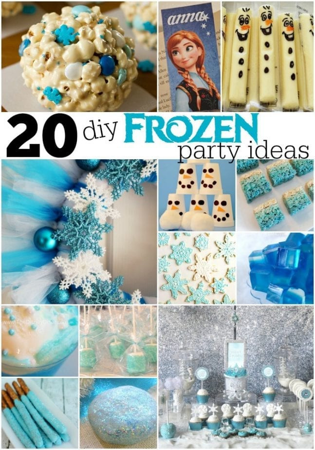 Frozen Birthday Decorations DIY
 20 DIY Frozen Party Ideas