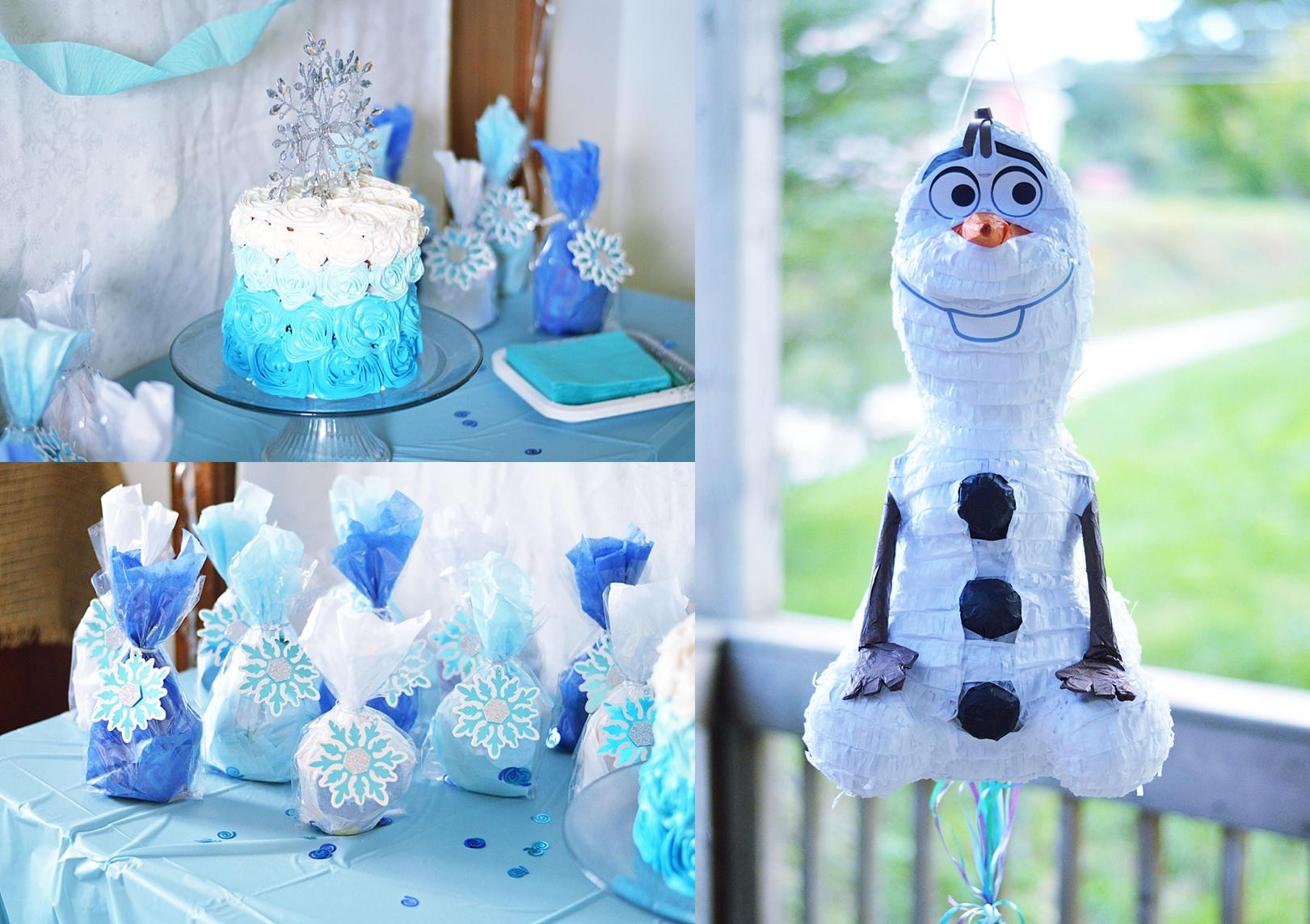 Frozen Birthday Decorations DIY
 DIY Frozen Party Easy & Beautiful Frozen Cake