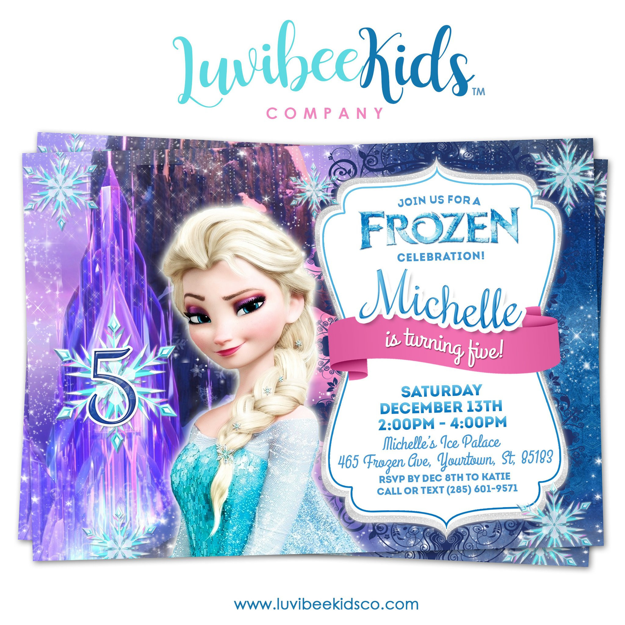 Frozen Birthday Invitation
 Frozen Birthday Invitation