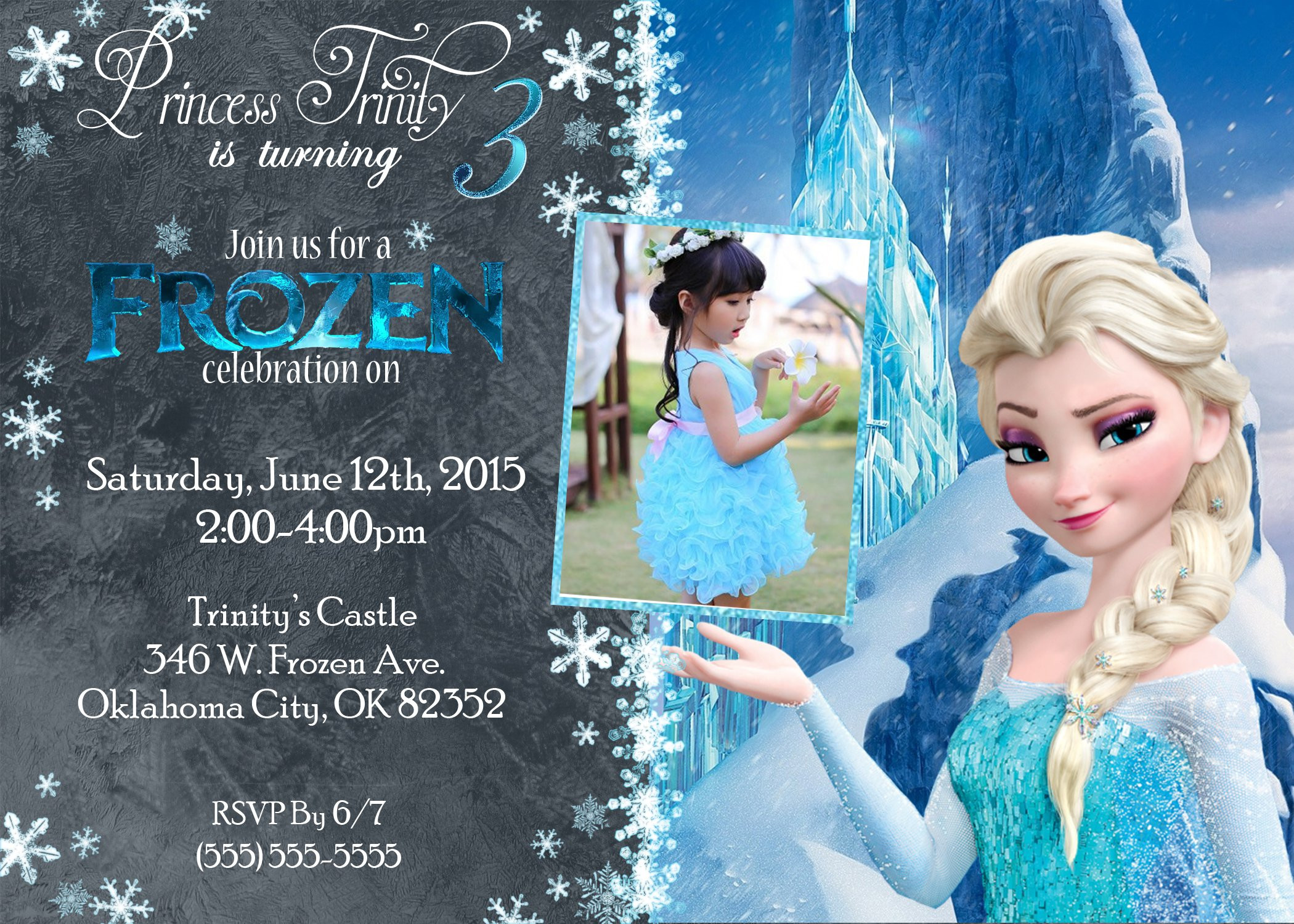 Frozen Birthday Invitation
 Frozen birthday invitations frozen birthday invitations