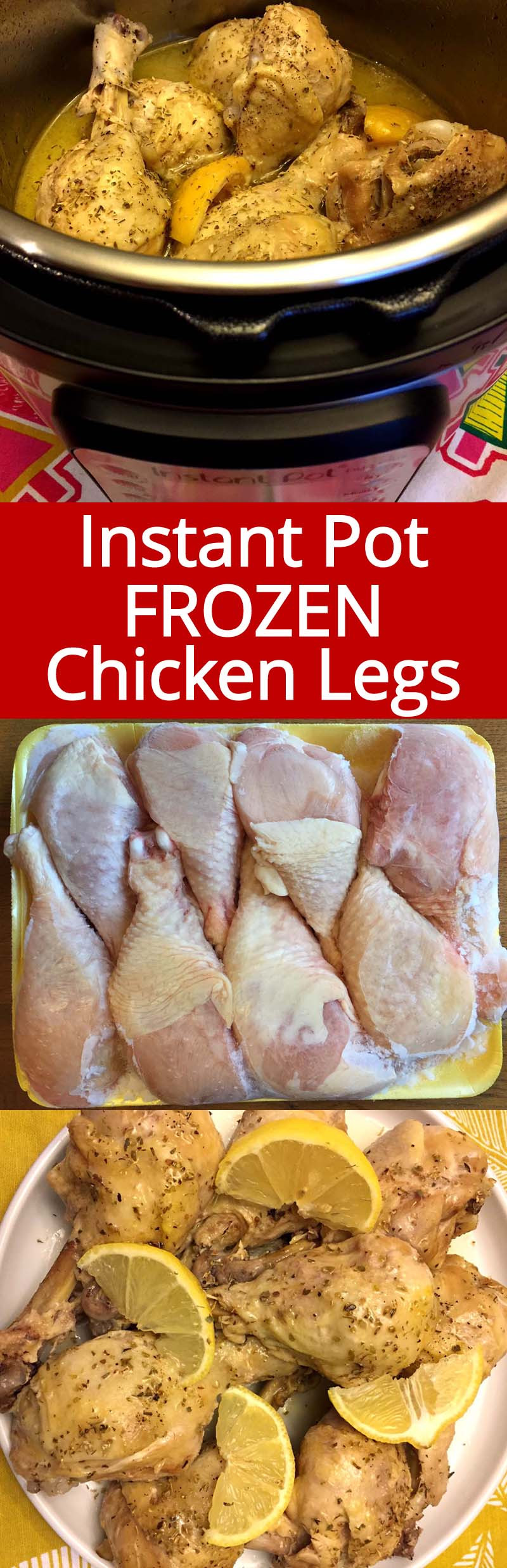 Frozen Chicken Legs Instant Pot
 Instant Pot Frozen Chicken Legs With Lemon And Garlic