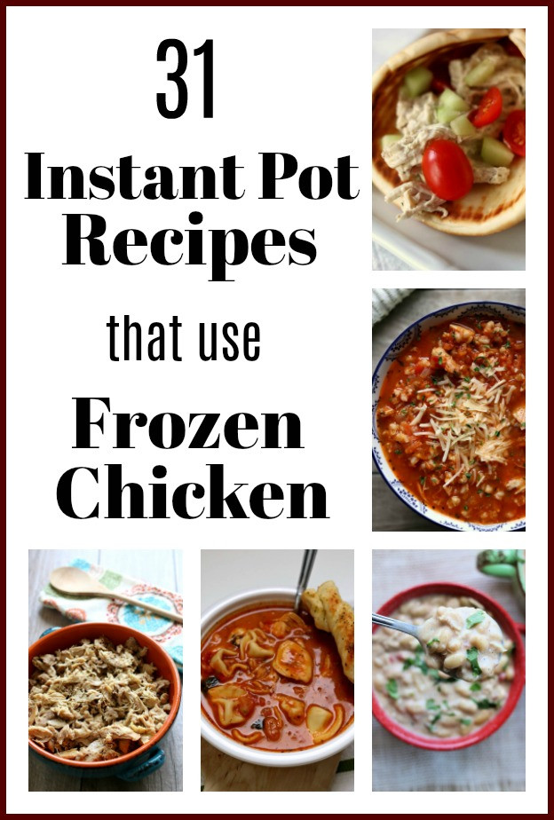 Frozen Chicken Recipes For Dinner
 Instant Pot Recipes with Frozen Chicken Breasts 365 Days