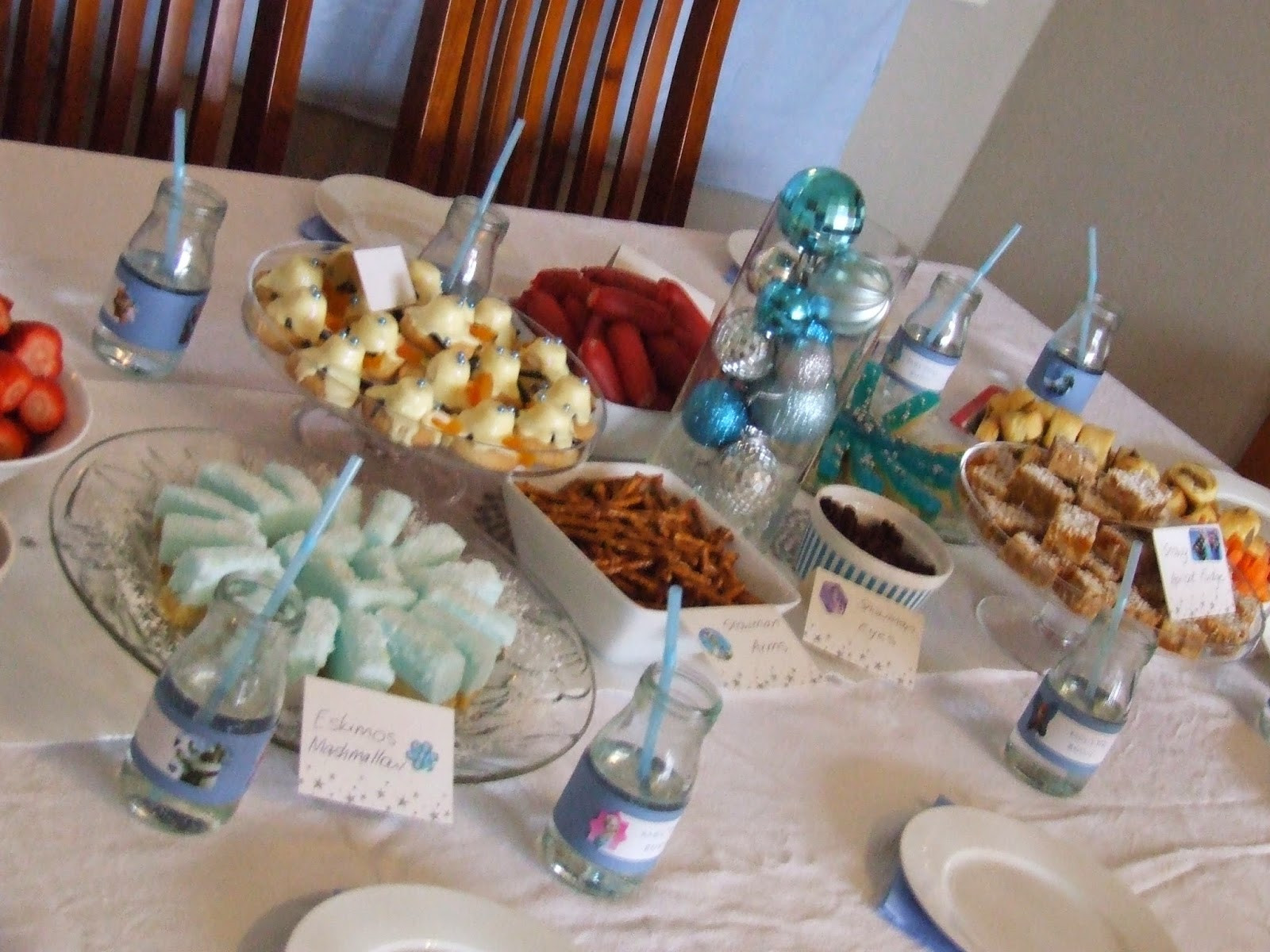 Frozen Party Food Ideas
 Kiwi Cakes Princess Elsa s Coronation Frozen Party Menu