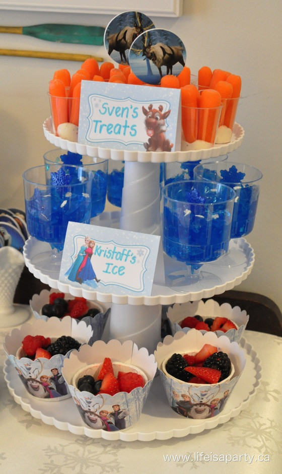 Frozen Party Food Ideas
 Frozen Themed Birthday Party Part II "The Food" Life is