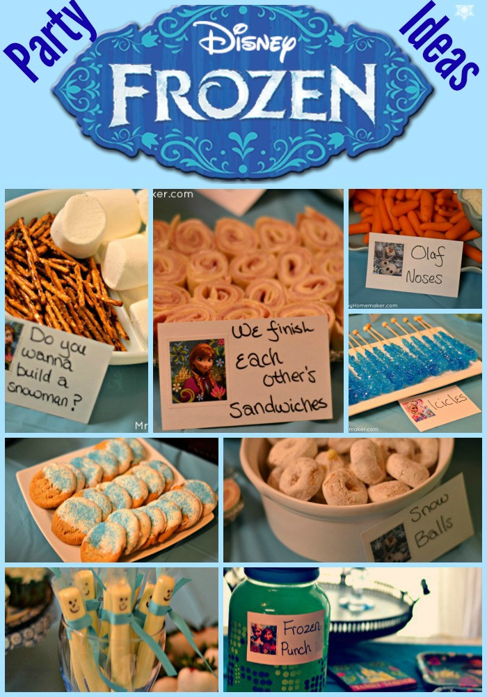 Frozen Party Food Ideas
 Frozen Birthday Party Ideas Easy & Bud Friendly