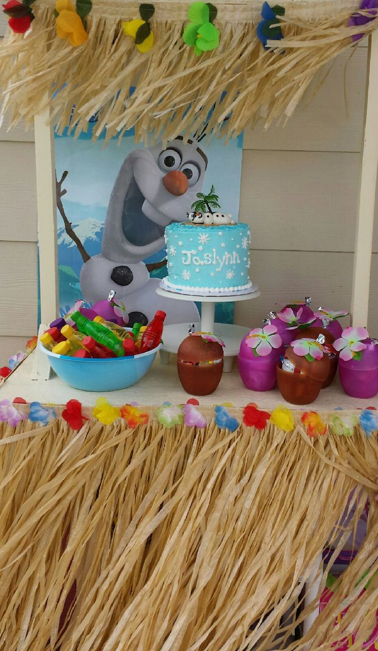 Frozen Party Ideas For Summer
 Olaf beach oasis party