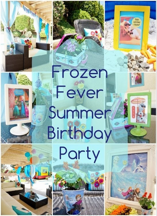 Frozen Summer Birthday Party Ideas
 Frozen Fever Birthday Party for the Summer DIY Inspired