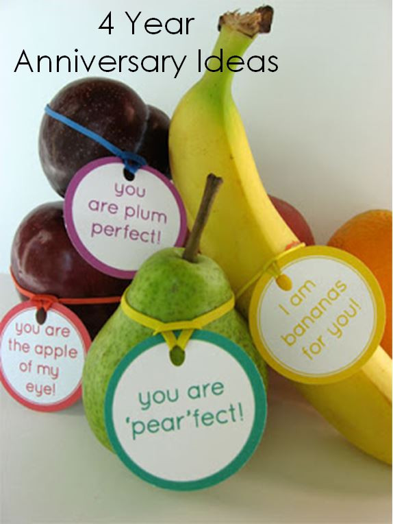 Fruit Flowers Anniversary Gift Ideas
 The Nerdy Wilson s 4 Year Wedding Anniversary Fruit Flowers
