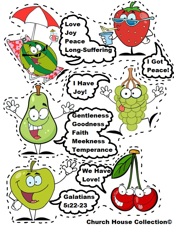 Fruit Of The Spirit Crafts For Preschoolers
 Church House Collection Blog Fruit The Spirit Free