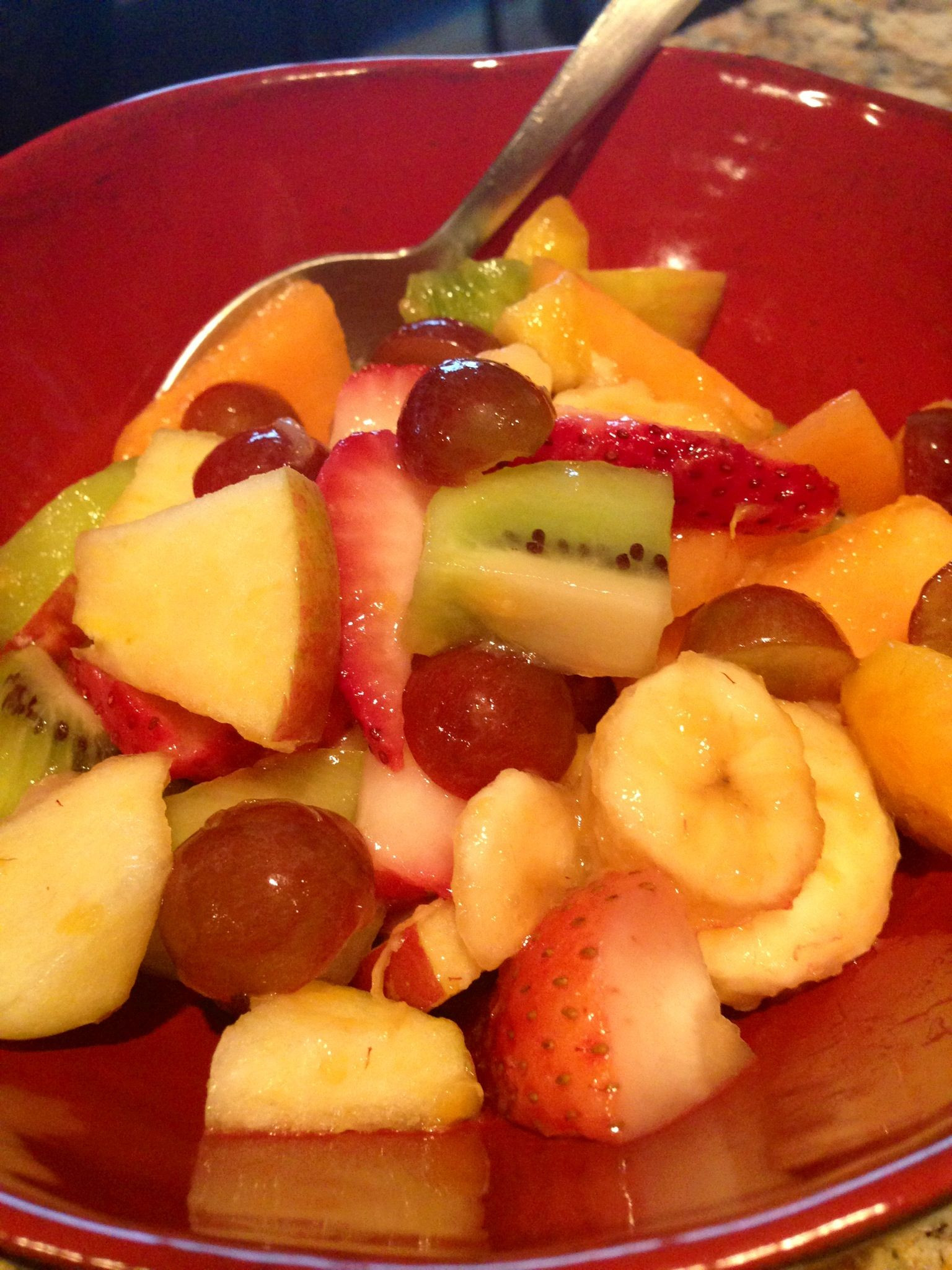 Fruit Salads For Easter Brunch
 Fresh fruit salad with a touch of orange juice to keep it