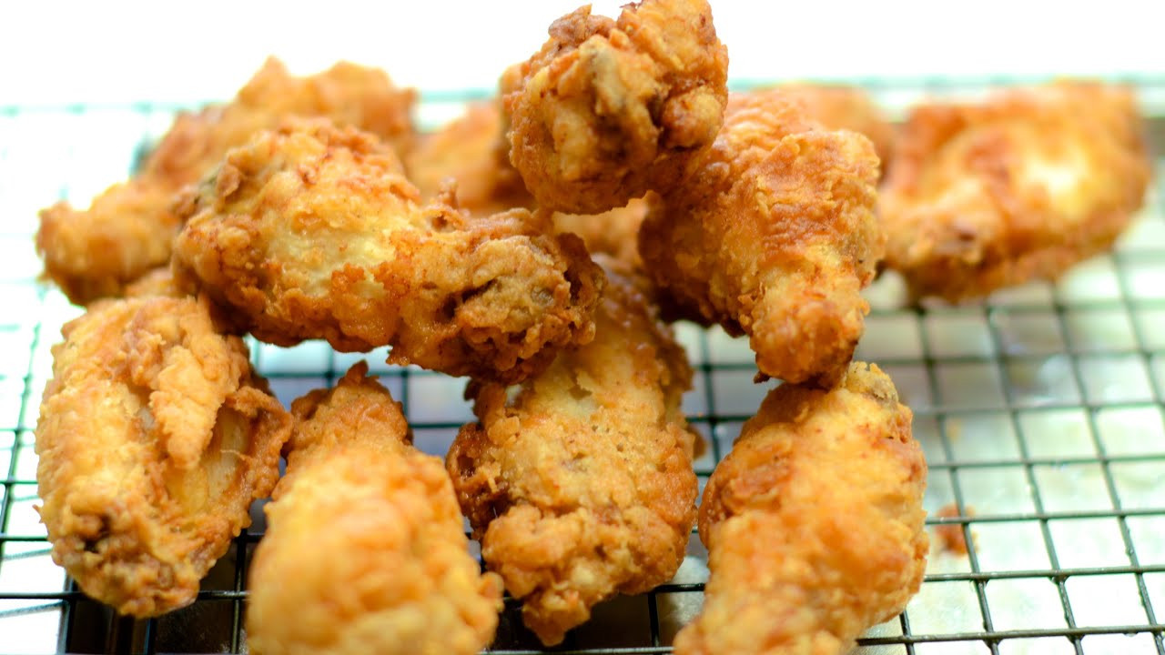 Fry Chicken Wings
 Double Fried Crispy Chicken Wings Recipe English