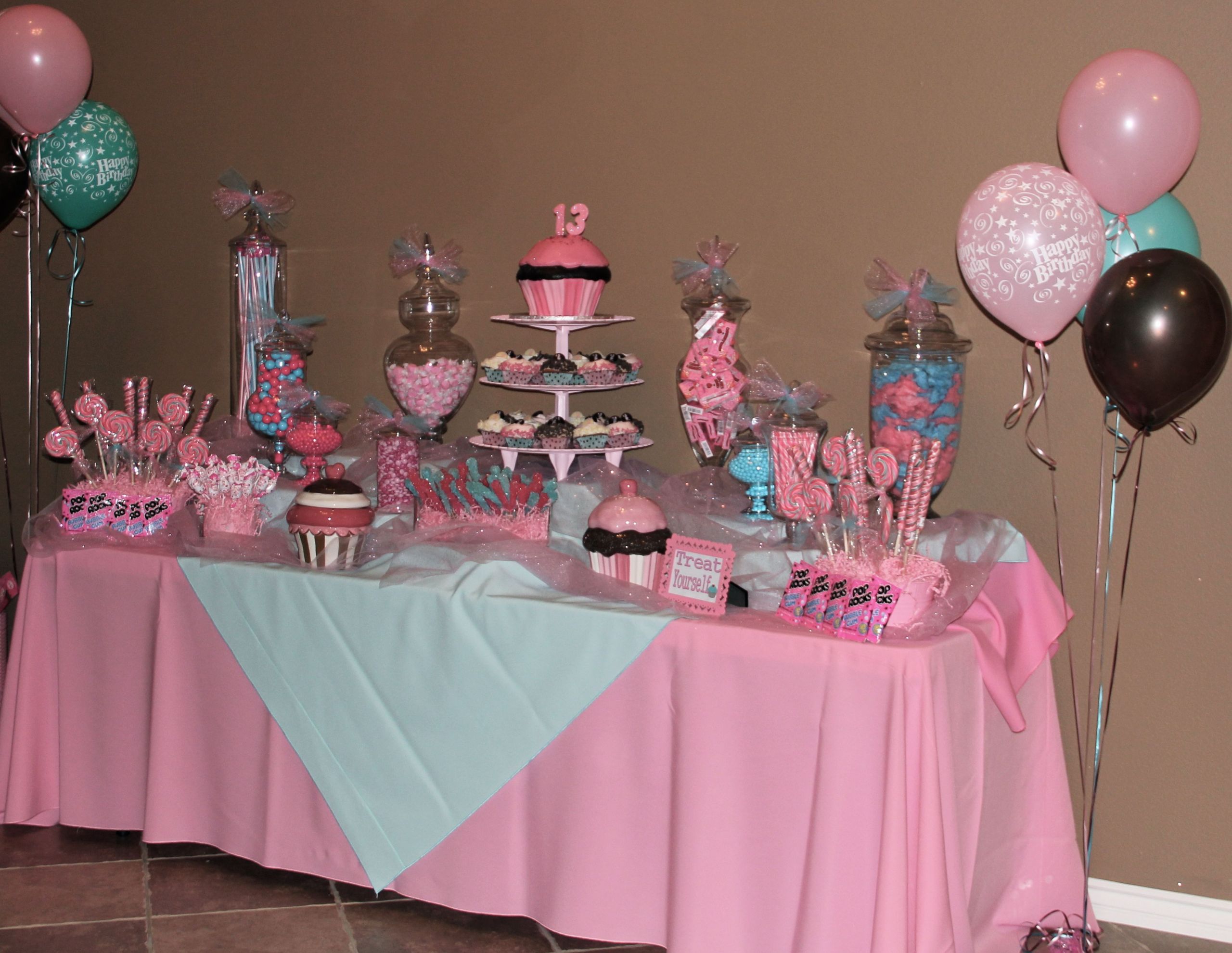 Fun 13Th Birthday Party Ideas
 Candy Bar Tays 13th Birthday With images