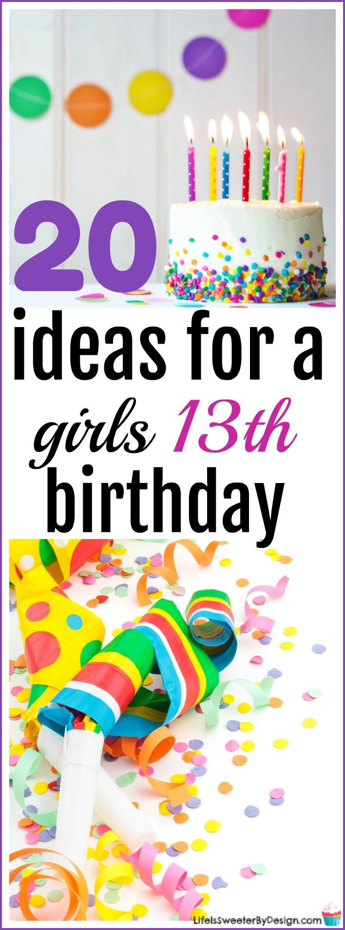Fun 13Th Birthday Party Ideas
 Pin on Ideas for Family Fun
