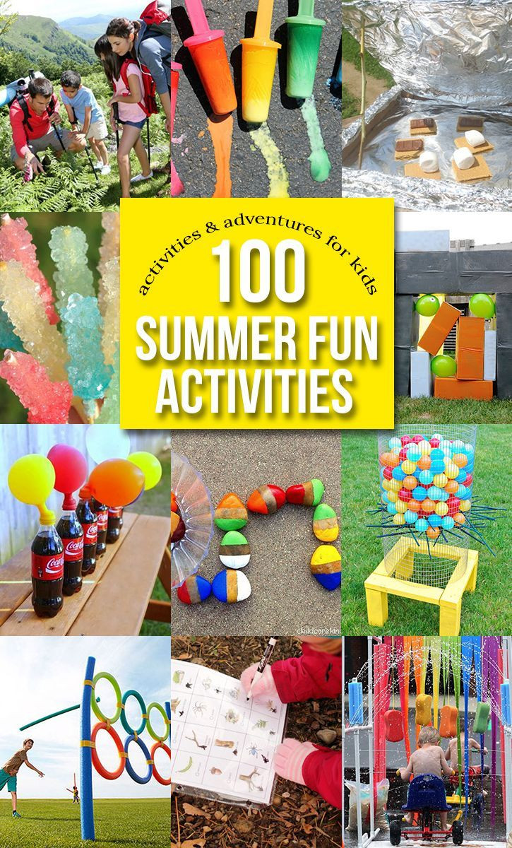 Fun Activities For Preschoolers
 100 Summer Fun Activities by Andrea’s Notebook BeElite
