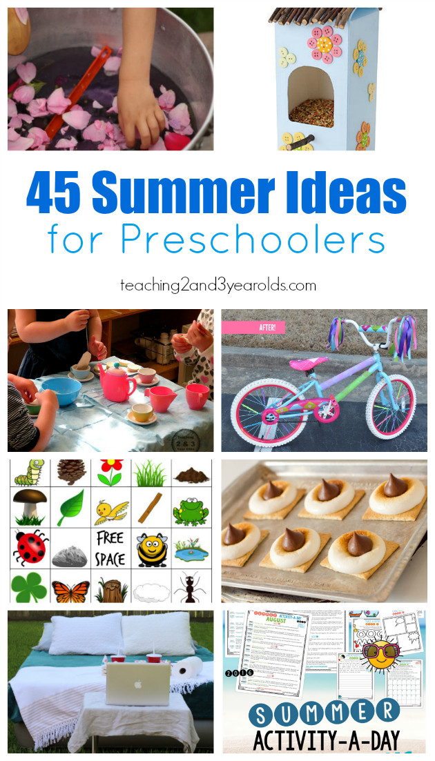 Fun Activities For Preschoolers
 46 Fun Preschool Summer Activities You Will Want to Try