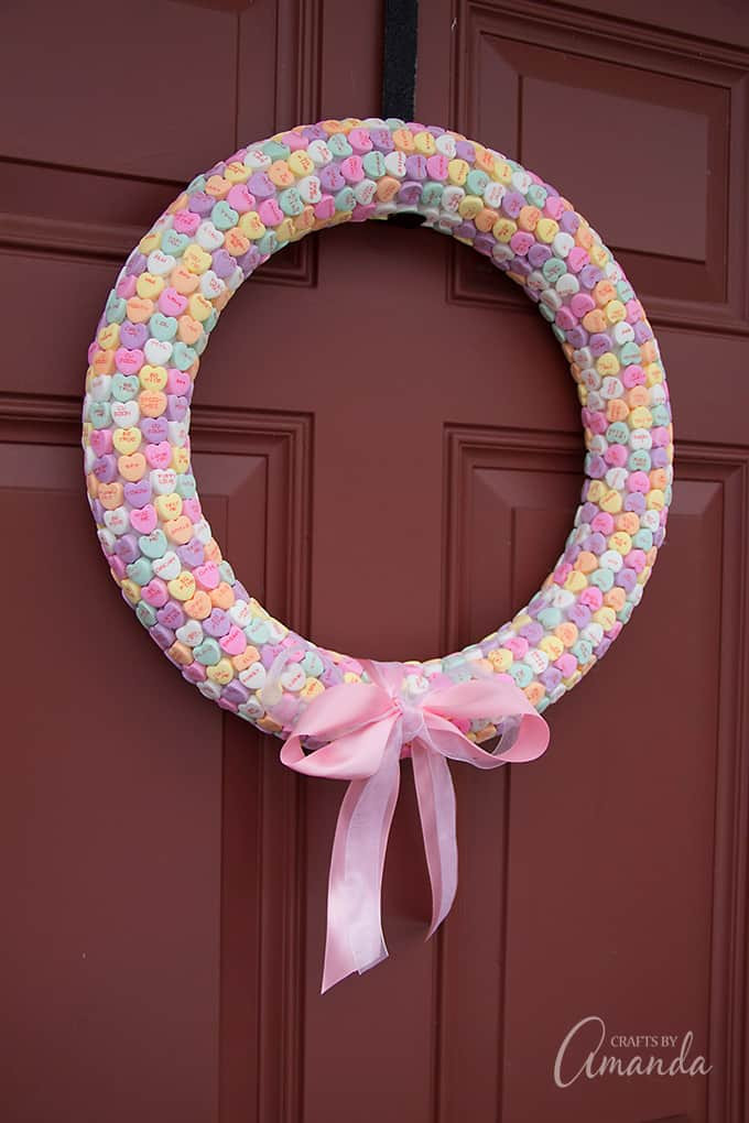 Fun Adult Crafts
 Conversation Heart Wreath a fun Valentine s craft for adults