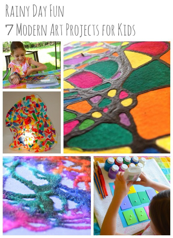 Fun Art Projects For Kids
 Rainy Day Fun 7 Modern Art Projects for Kids Inner