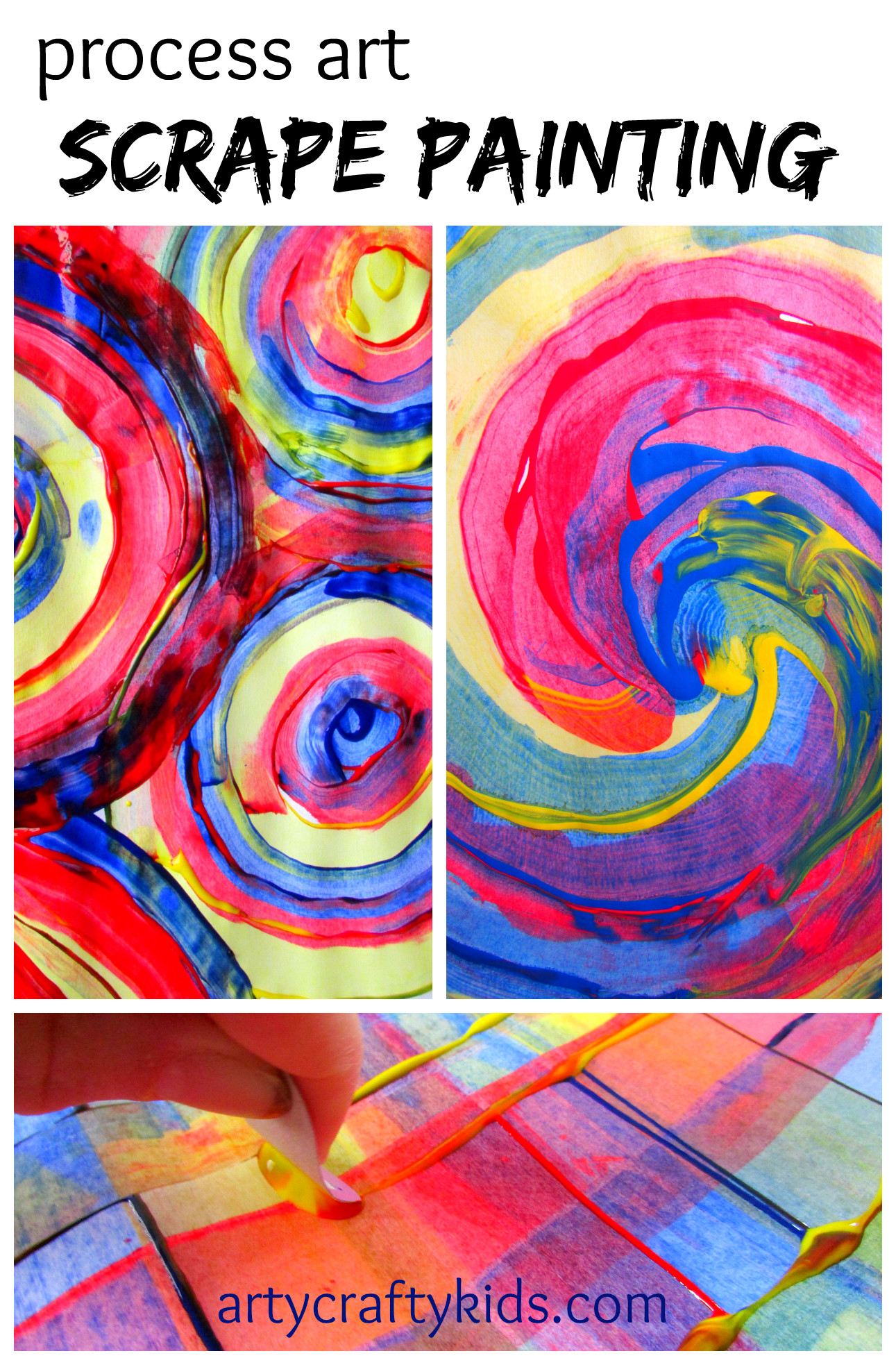 Fun Art Projects For Preschoolers
 Scrape Painting