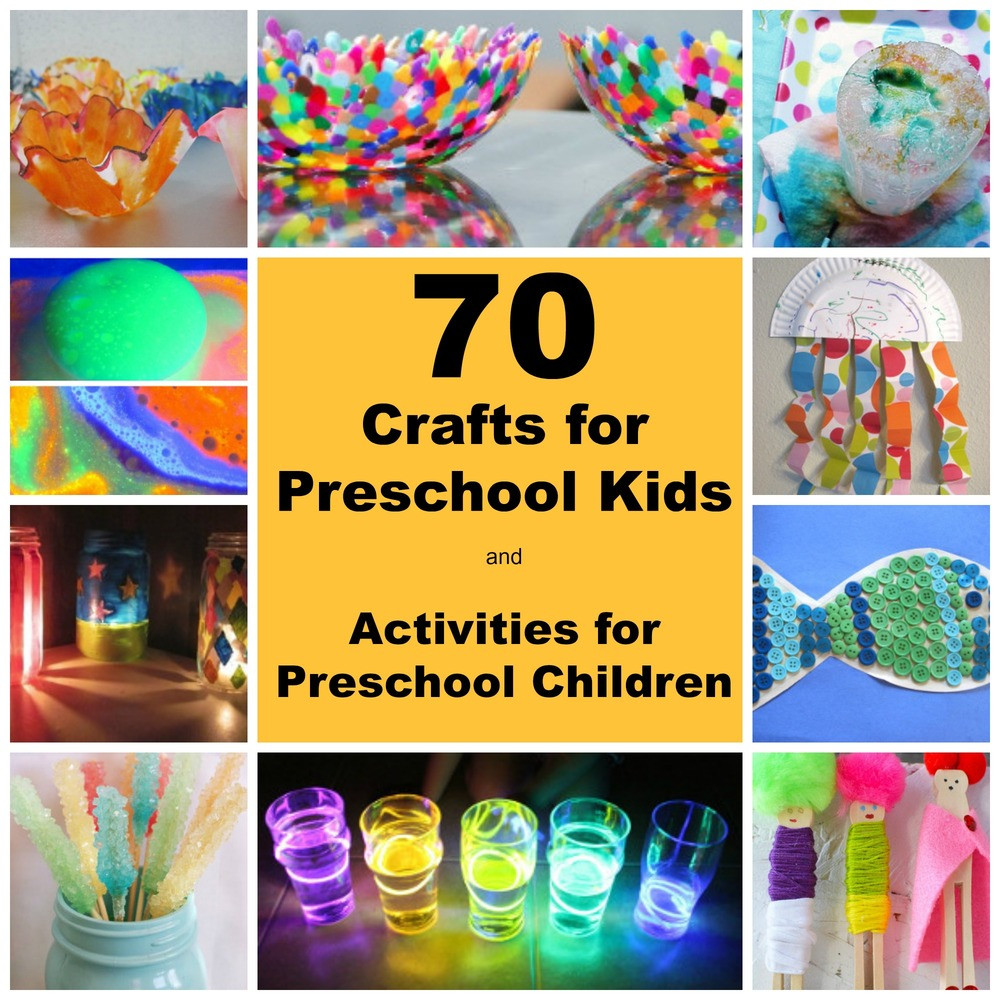 Fun Crafts For Preschoolers
 70 Crafts for Preschool Kids and Activities for Preschool