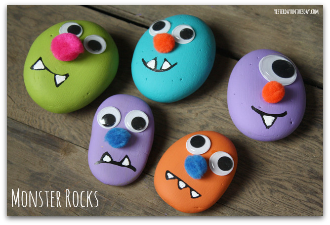 Fun Crafts To Do With Toddlers
 Halloween Monster Crafts and Treats The Idea Room