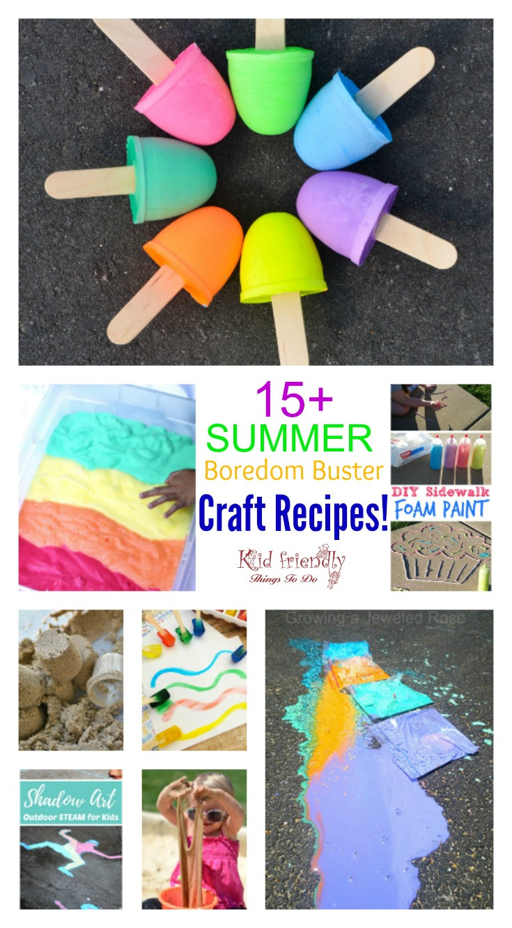 Fun Crafts To Do With Toddlers
 Awesome Summer Fun Boredom Buster Craft Recipes For
