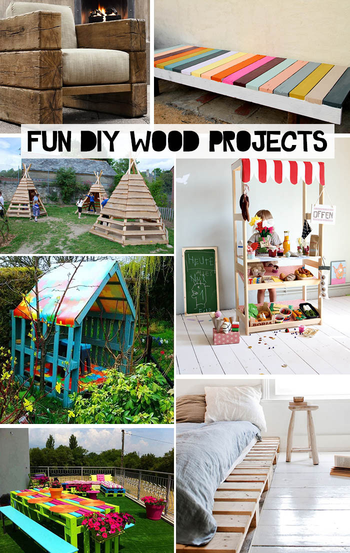 Fun DIY Wood Projects
 Fun DIY Wood Projects For The Home And Garden