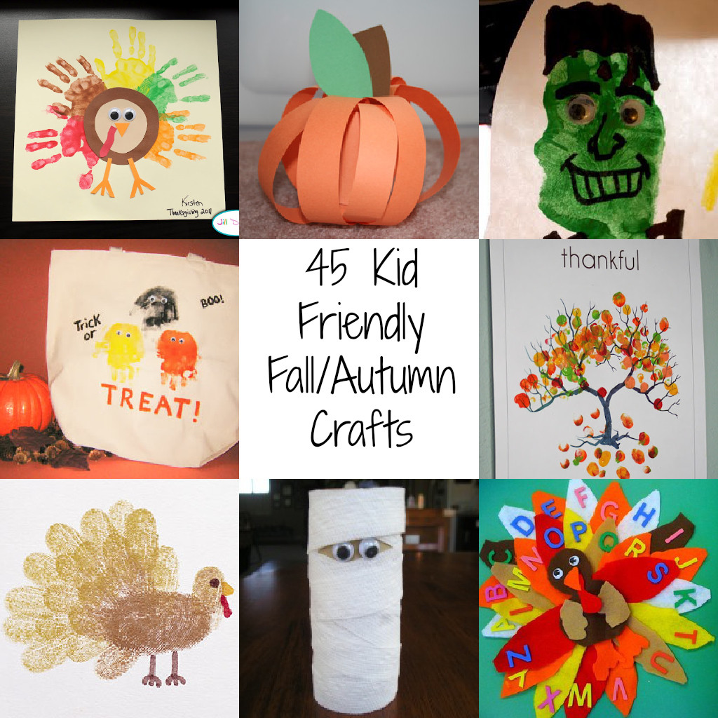 Fun Fall Craft For Kids
 45 Kid Friendly Fall Autumn Crafts A Spectacled Owl